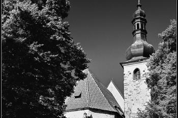 Pohled z přístupové cesty od severovýchodu (© František Holý, 07/2007)