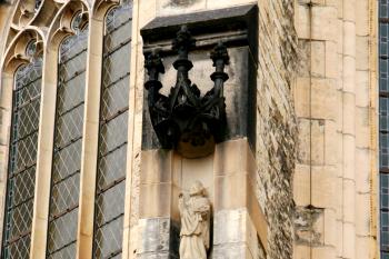 Sv. Mikuláš na jednom z opěráků ( © Iva Spurná 21.1.2008)