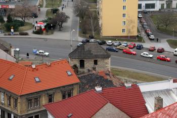 Pohled z věže kostela sv. Mikuláše ( © Iva Spurná 21.2.2008)