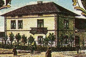 zámeček kol. r. 1905 (výřez z dobové pohlednice)