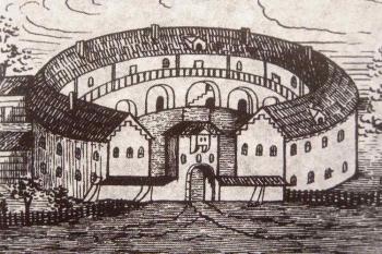 Vyobrazením kruhového zámku v Pohořílkách na kresbě F. Kletenského z roku 1817 dle starého akvarelu z roku 1621 (in Šlechtická sídla na Novojičínsku, J. Tichánek, 2003)