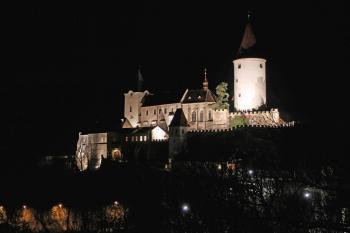 Noční  Křivoklát (© Jan Pospisil, 01/2013)