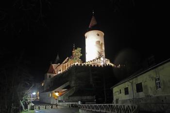 Noční  Křivoklát (© Jan Pospisil, 01/2013)