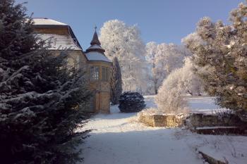 Zámek Molitorov - zimní idyla (© Radka Cosmi, 01/2009)
