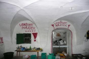 klenby ve východní místnosti nejstaršího severního křídla ( © Jan P. Štěpánek 12/2008)