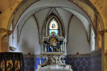 Interiér kostela. (© Radovan Smokoň 9/2014)