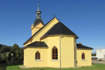 Kostel sv. Antonína Paduánského v Heřmanicích, místní části Jablonného v Podještědí (© Pavel Vítek 09/2019)