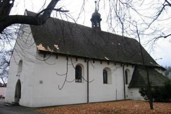 Kostel sv. Jakuba Většího o jihozápadu ( © Pavel Vítek 11/2006)