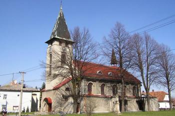 Kostel sv. Václava od jihozápadu ( © Jan P. Štěpánek 04/2007)