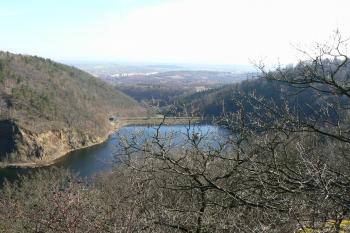 Pohled na Jirkovskou přehradu (© Prudký Martin, 03/2008)