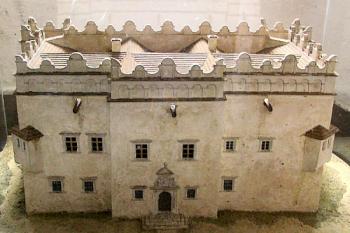 model zámku ze sbírek zámku Niedzica ( © Pavel Zany Komárek 7.5. 2005)