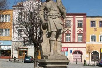 socha sv.Floriána - ochránce proti ohni ( © Miroslav BITTER 04/2006)