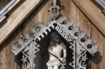 dřevořezba J. Janose ( © Pavel Zany Komárek 7.5. 2005)