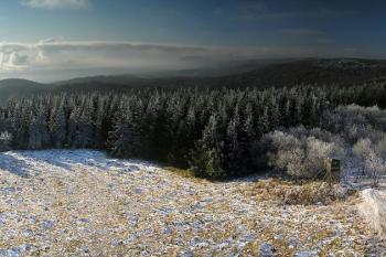 Výhled z rozhledny (© Daniela Endrštová, 12/2006)