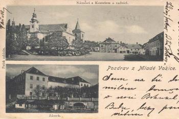 zámek na dobové pohlednici (© anon.)