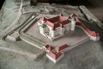 model podoby barokní pevnosti - pohled od severu ( © Pavel Zany Komárek 8.5. 2005)