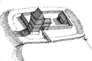 autorova vize možné podoby sídla (© Ondřej Štěpánek, 03/2007)