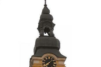 detailní pohled na radniční věž ( © Ondřej Štěpánek 05/2006)