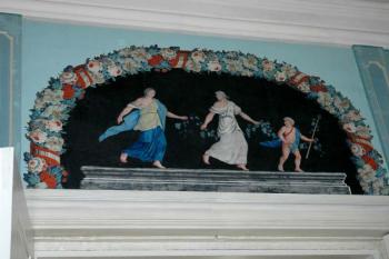 Tapeta ve spodní části zámku ( © Aleš Marek 05/2006)