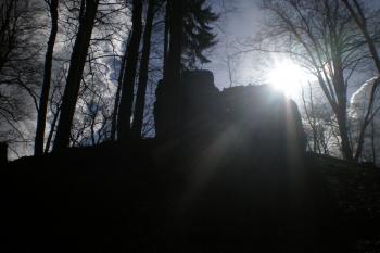 Sluneční obrys Svojkova (© Marek Reimann, 04/2015)