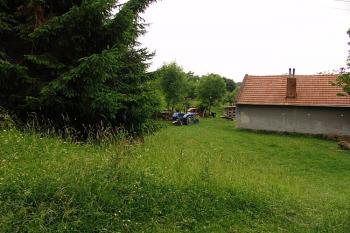 Pohled od severu, přes vykrojení příkopu ( © Roman Řezáč 06/2006)
