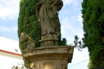 Socha sv. Linharta ( © Aleš Marek 10/2006)