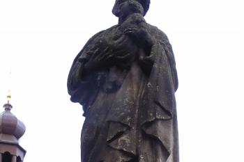 sv. Josef při hřbitovní bráně ( © Jan P. Štěpánek 07/2007)