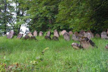 Náhrobky židovského hřbitova v Šafově (© Michal Kiesel 07/2006)