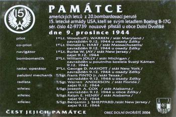 Pamětní deska ( © Petr Vaculčík 07/2006)