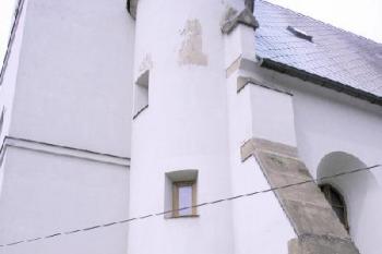 kryté točité schodiště na kůr při věži kostela ( © Ondřej Štěpánek 08/2006)