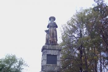 Pomník Jana Sladkého-Koziny na Hrádku (© Dita Kacerovská 08/2006)
