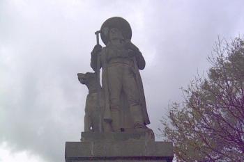 Pomník Jana Sladkého-Koziny na Hrádku (© Dita Kacerovská 08/2006)