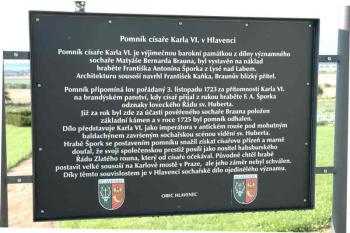 Informační cedule u místa ( © Aleš Marek 08/2006)