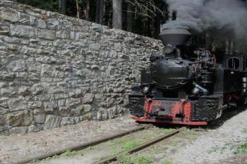S parní lokomotivou na úzkorozchodné trati (© Jiří Cukr 08/2006)
