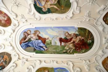 freska vstupní haly zahradního glorietu ( © Jan P. Štěpánek 08/2008)