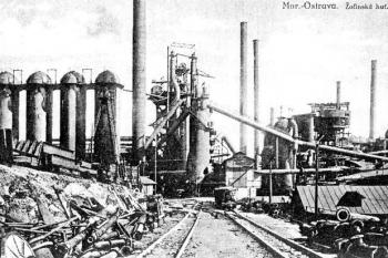 Žofinská huť v r. 1925 ( © Města a městečka v Čechách na Moravě a ve Slezsku (K. Kuča))