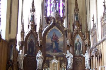 Olomouc - Interiér kostela sv. Kateřiny. (© Ivo Rozehnal 2005)