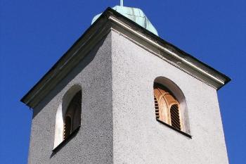 Detail kostelní věže ( © Jan P. Štěpánek 09/2006)