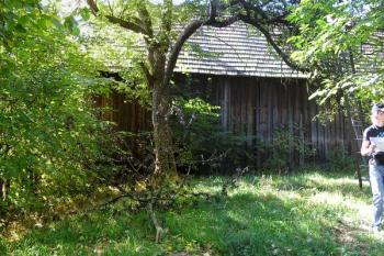 Pohled ze severní části tzv. předhradí k jihu ( © Jan P. Štěpánek 10/2007)