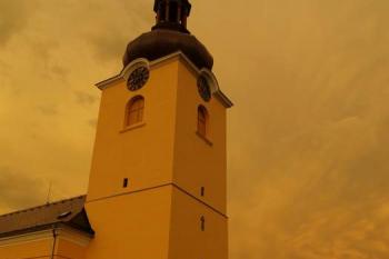Věž kostela a kaple Božího hrobu (© Jaromír Lenoch, 08/2006)