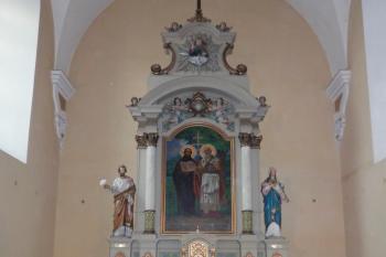 Interiér kostela Sv.Cyrila a Metoděje (© David Benda, 03/2016)
