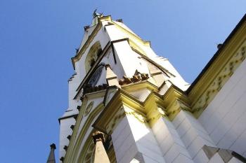 věž kostela sv. Bartoloměje (© Jan P. Štěpánek, 10/2005)