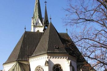 Presbyteriální část kostela (© Jan P. Štěpánek, 10/2005)