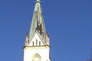 věž kostela (© Jan P. Štěpánek, 10/2005)
