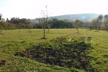 Pohled na zaniklé jádro tvrze od severozápadu ( © Roman Řezáč 11/2006)