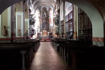 Uvnitř kostela sv.Martina (© Ivo Rozehnal  08/2024)