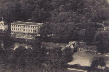 Teplice nad Bečvou - pohlednice s datem 31/3 1908 (soukr.sbírka IvoR) (©Varlag J.Kubin, Buchhandlung, Mähr.-Weisskirchen)