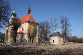 Kostelní areál od jihozápadu ( © Ivan Grisa 04/2010)