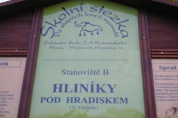 informační tabule naučné stezky 