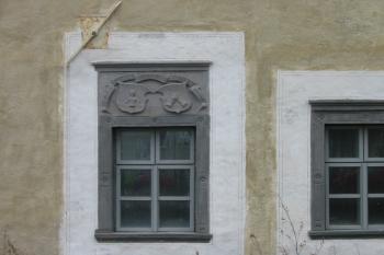 detail okenního ostění (© D Dohňanský, 03/2014)